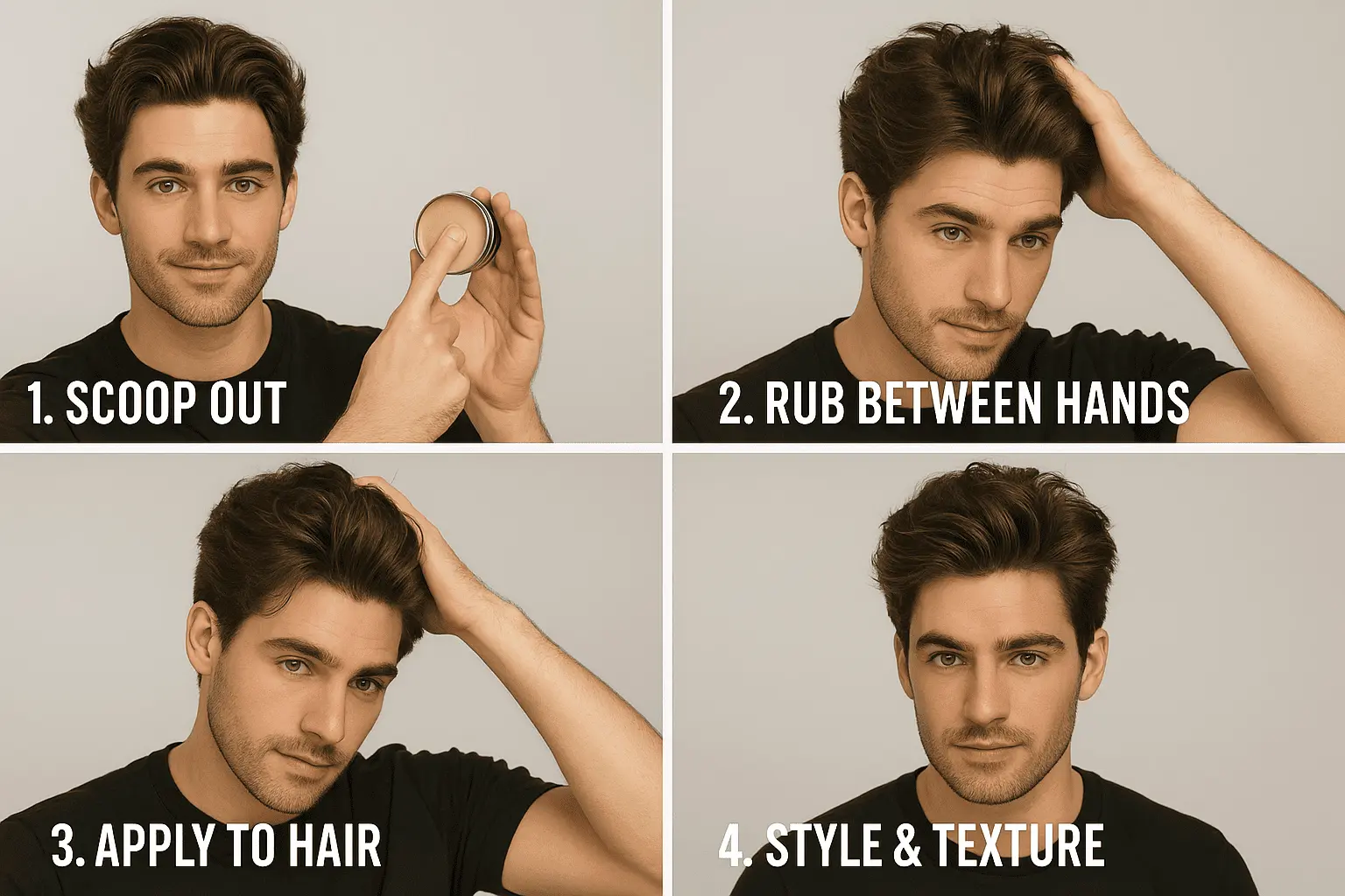 How to Use Hair Clay for Men
