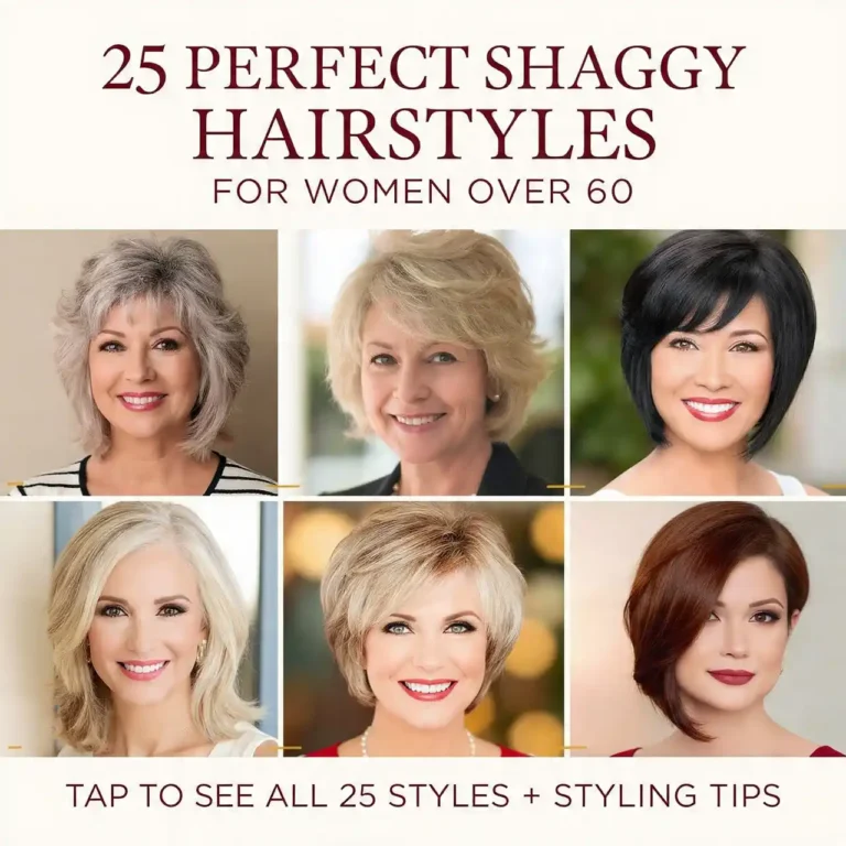 25 Perfect Medium Shaggy Hairstyles for Women Over 60: Your Ultimate Style Transformation Guide