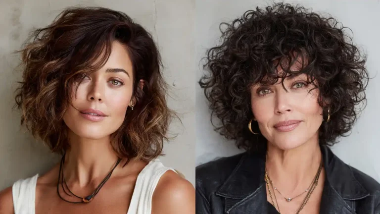 25 Beautiful Medium Curly Bob Hairstyles for Women Over 50 That Look Youthful & Effortless