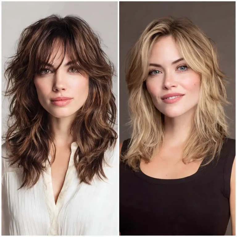 34 Medium Shag Haircuts with Crown Layers That Add Volume and Effortless Style