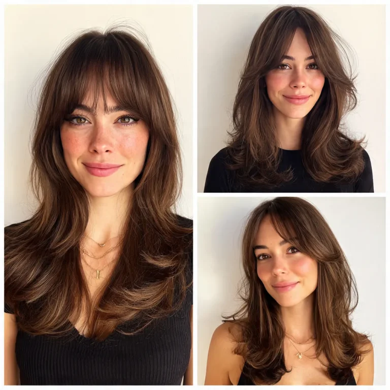 Butterfly Haircut for Round Face: The Long Layered Style That Creates Balance Naturally