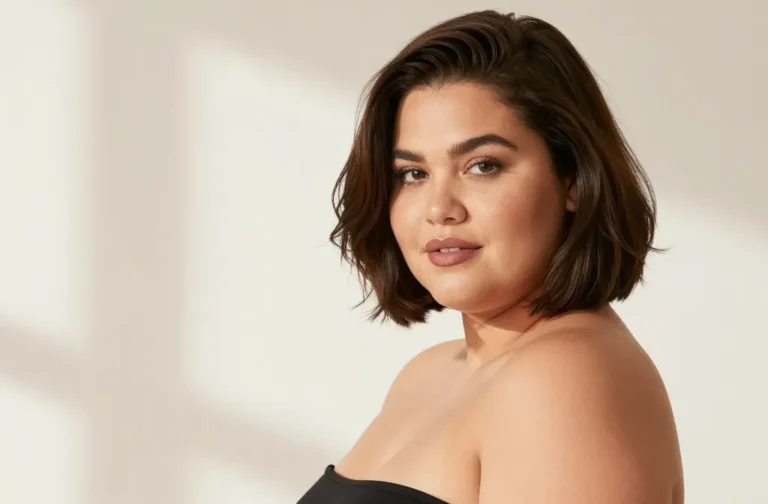 Flattering Haircuts for Plus Size Women with Round Faces: Chic Picks