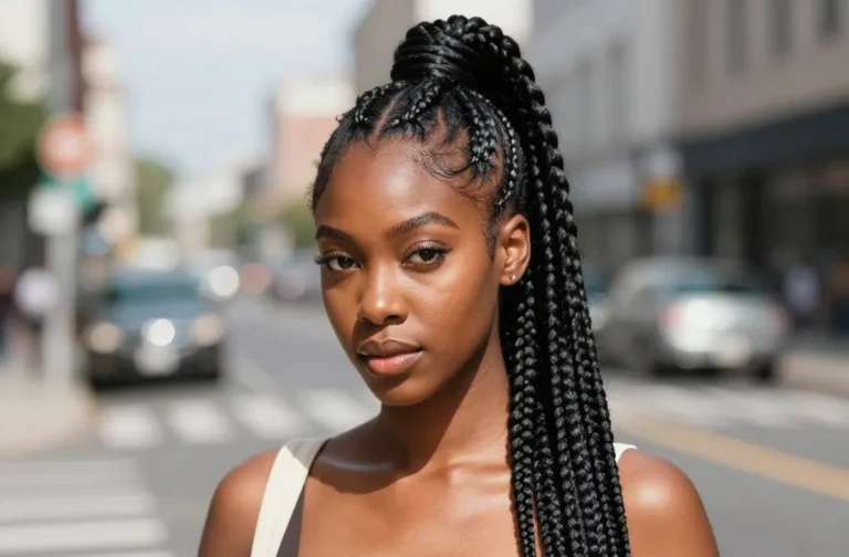 10 Stylish Braided Ponytail Hairstyles for Black Hair You&rsquo;Ll Love