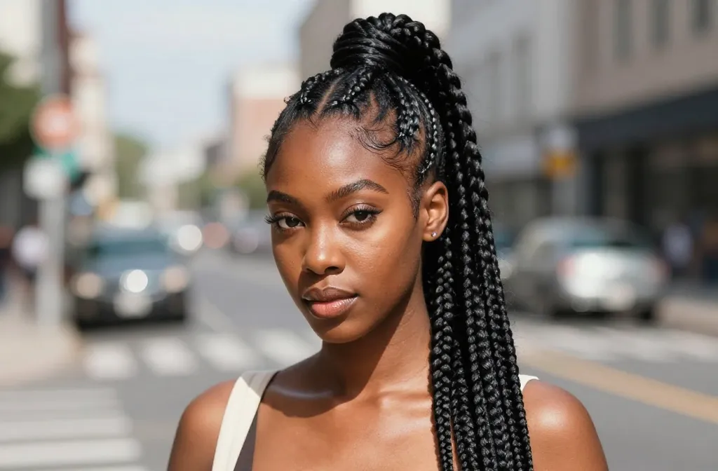10 Stylish Braided Ponytail Hairstyles for Black Hair You&rsquo;Ll Love