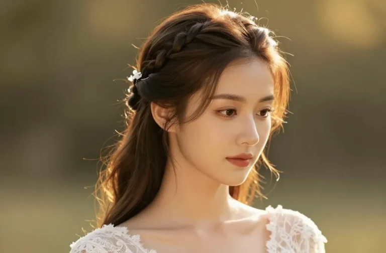 18 Half Up Braided Hairstyles for Weddings That Are Pure Elegance: Effortless Wedding Glam