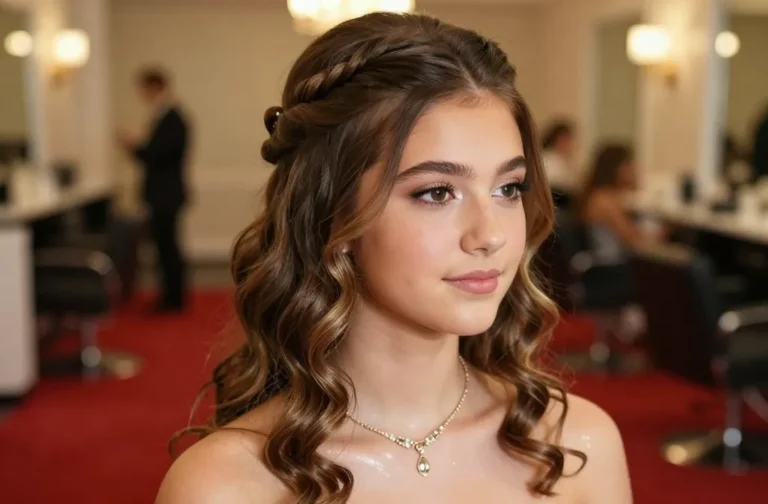 09 Trendy Cute Prom Hairstyles for Medium Hair That Look Salon-Made: Glam Guide - Quick Glam Hairstyles