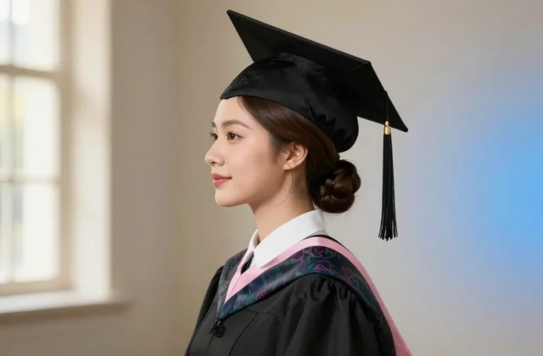 23 Beautiful Graduation Hairstyles for Long Hair Under Your Cap