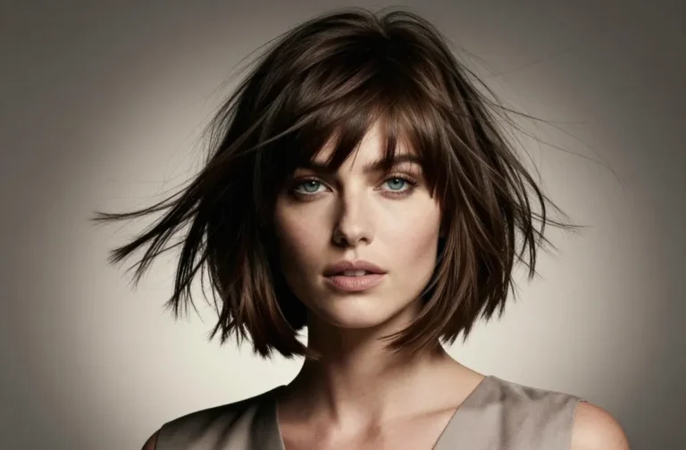 23 Flattering Non Binary Haircuts for Round Faces You'll Want to Try
