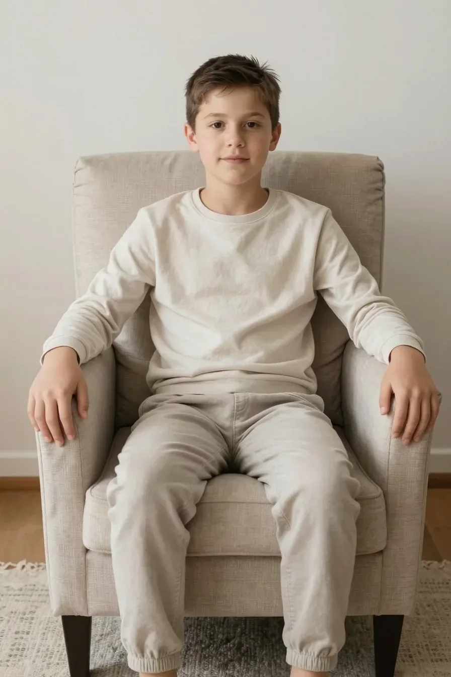 Cozy shot of a small, comfortable seating area with one main chair and a simple rug, a single cushion, warm daylight, home interior, no text, no words, no letters, no watermark, no logo. wholesome family-friendly safe-for-work image. If any human appears, use tasteful modest everyday clothing with upper body, shoulders, chest, torso, waist and legs covered, natural simple relatable styling, calm neutral mood, appropriate for a general audience. high quality photorealistic image, sharp focus, natural true-to-life colors, coherent realistic anatomy, exactly two arms per visible person, exactly two hands per visible person, five fingers on each visible hand, one unique natural face per visible person, balanced facial symmetry, one clear main subject, uncluttered background, only props that directly match the article topic and section