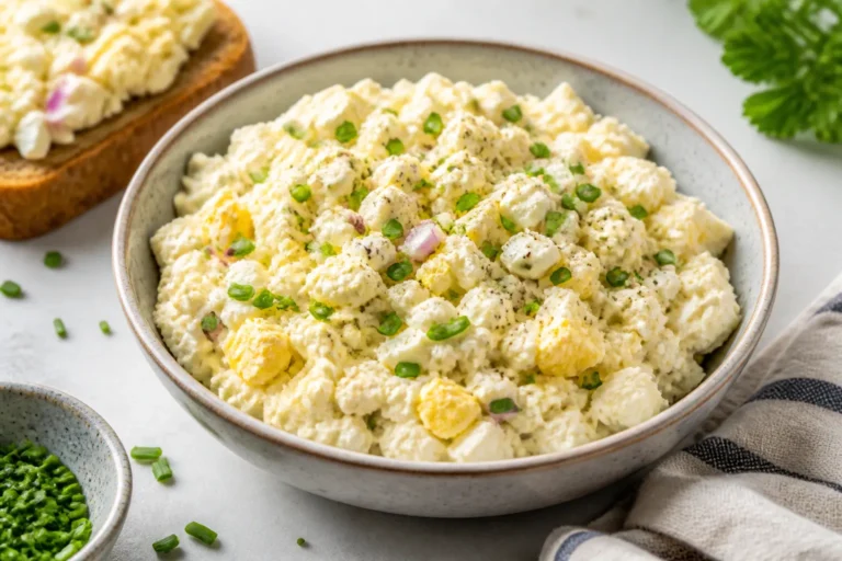 Easy Cottage Cheese Egg Salad Recipe (High-Protein, Creamy & Ready in 10 Minutes!) &ndash; A Simple, Satisfying Lunch