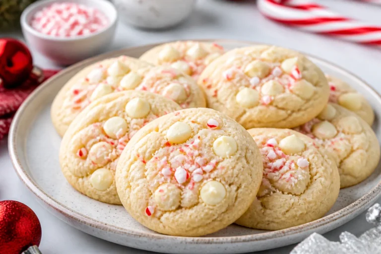 The Best Vegan White Chocolate Peppermint Cookies (Gluten-Free, Allergy-Friendly & Irresistible!) &ndash; Festive, Chewy, and Easy