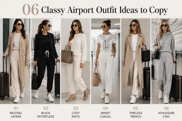06 Classy Airport Outfit Ideas to Copy