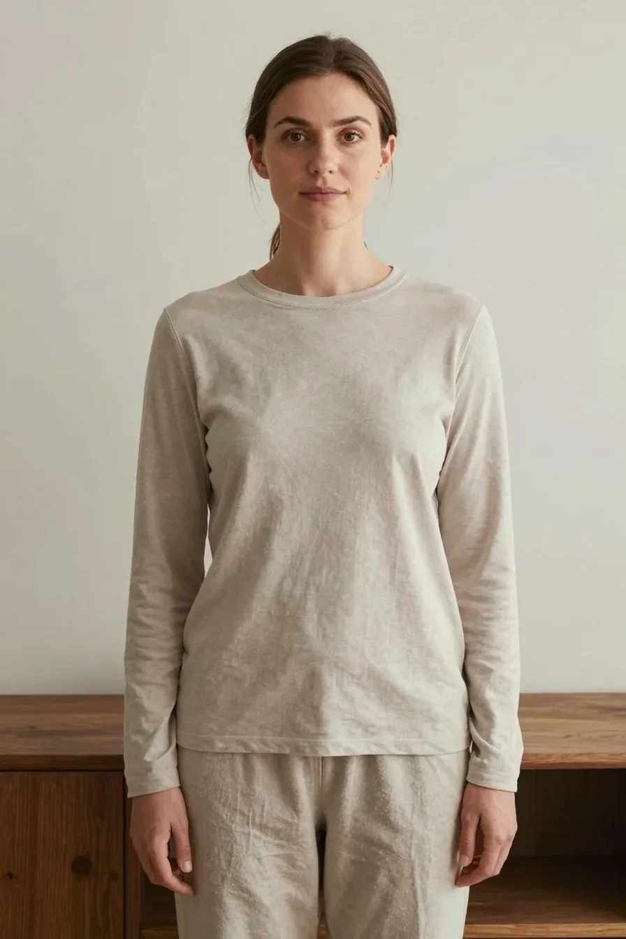 Woman styling a polished natural glam hamper on a sideboard, soft textures, neutral palette, indirect lighting, full-face visible, candid indoor setting; no text, no words, no letters, no watermark, no logo. wholesome family-friendly safe-for-work image. If any human appears, use tasteful modest everyday clothing with upper body, shoulders, chest, torso, waist and legs covered, natural simple relatable styling, calm neutral mood, appropriate for a general audience. high quality photorealistic image, sharp focus, natural true-to-life colors, coherent realistic anatomy, exactly two arms per visible person, exactly two hands per visible person, five fingers on each visible hand, one unique natural face per visible person, balanced facial symmetry, one clear main subject, uncluttered background, only props that directly match the article topic and section