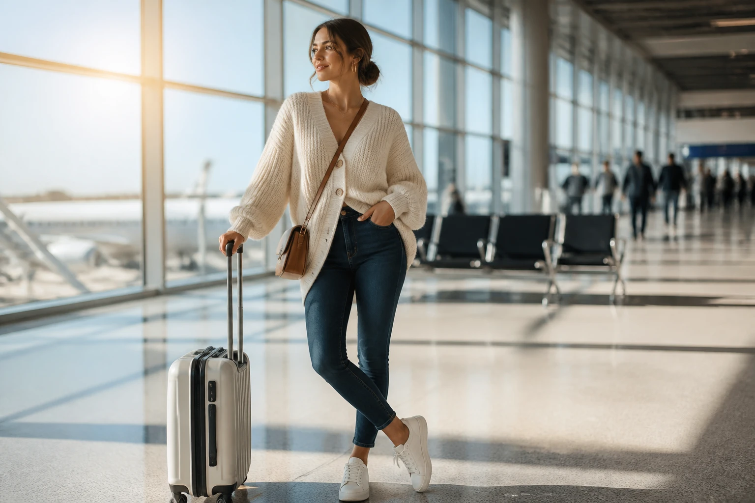 11 Airport Outfit Ideas for Comfy, Confident Travel