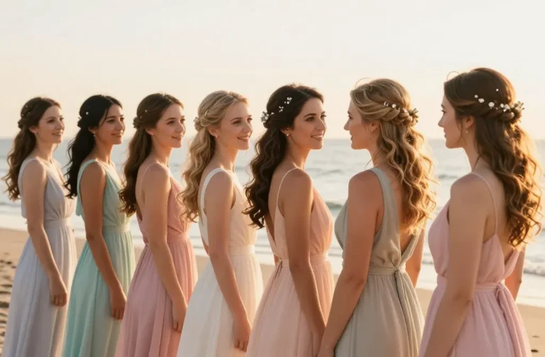 17 Elegant Beach Bridesmaid Hairstyles That Look Timeless