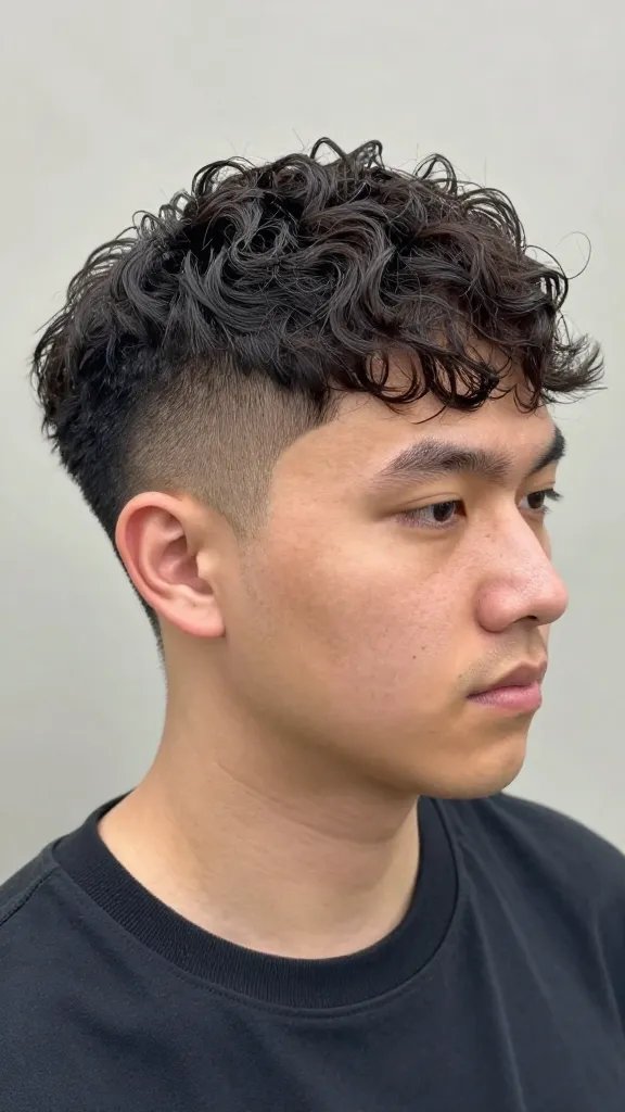 Create a realistic, high-quality photo of a stylish man with a wavy texture mid fade that pops. The hair on top should be 2 to 3 inches long, showcasing natural waves with defined texture and subtle separation. The sides and back feature a clean mid fade that blends smoothly into the longer top. The overall look should appear effortless yet intentional, with light matte finish and a slight sea-salt texture to add grip. The lighting is natural daylight, highlighting the waves and dimensionality of the hair, and the subject has a confident, relaxed expression. The background is neutral and softly blurred to keep the focus on the hairstyle. No text on the image.