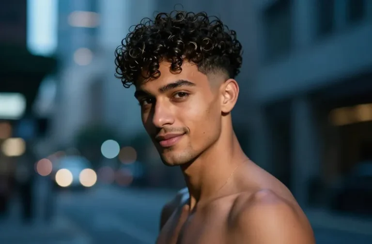 17 Curly Hair Low Fade Haircuts Every Man Should Try ⭐