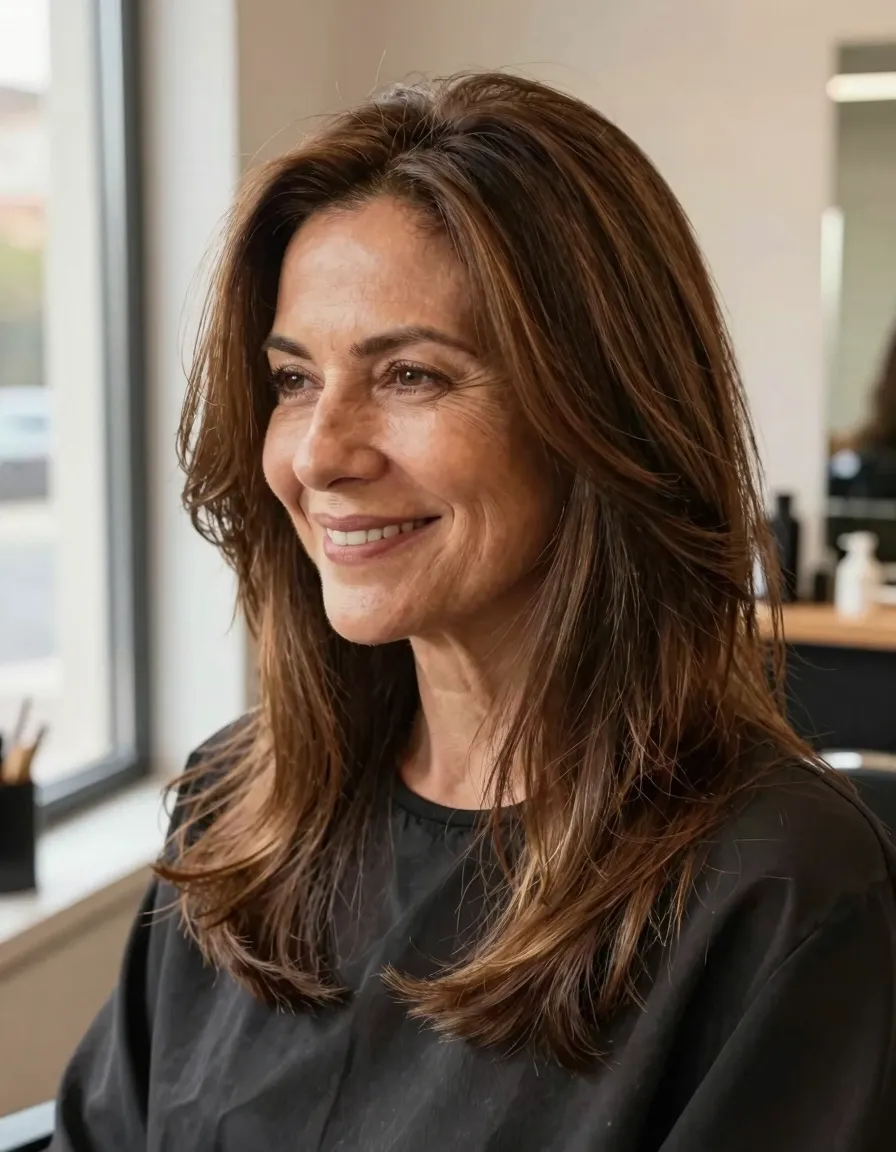 Bright Coffee for Mature Hair