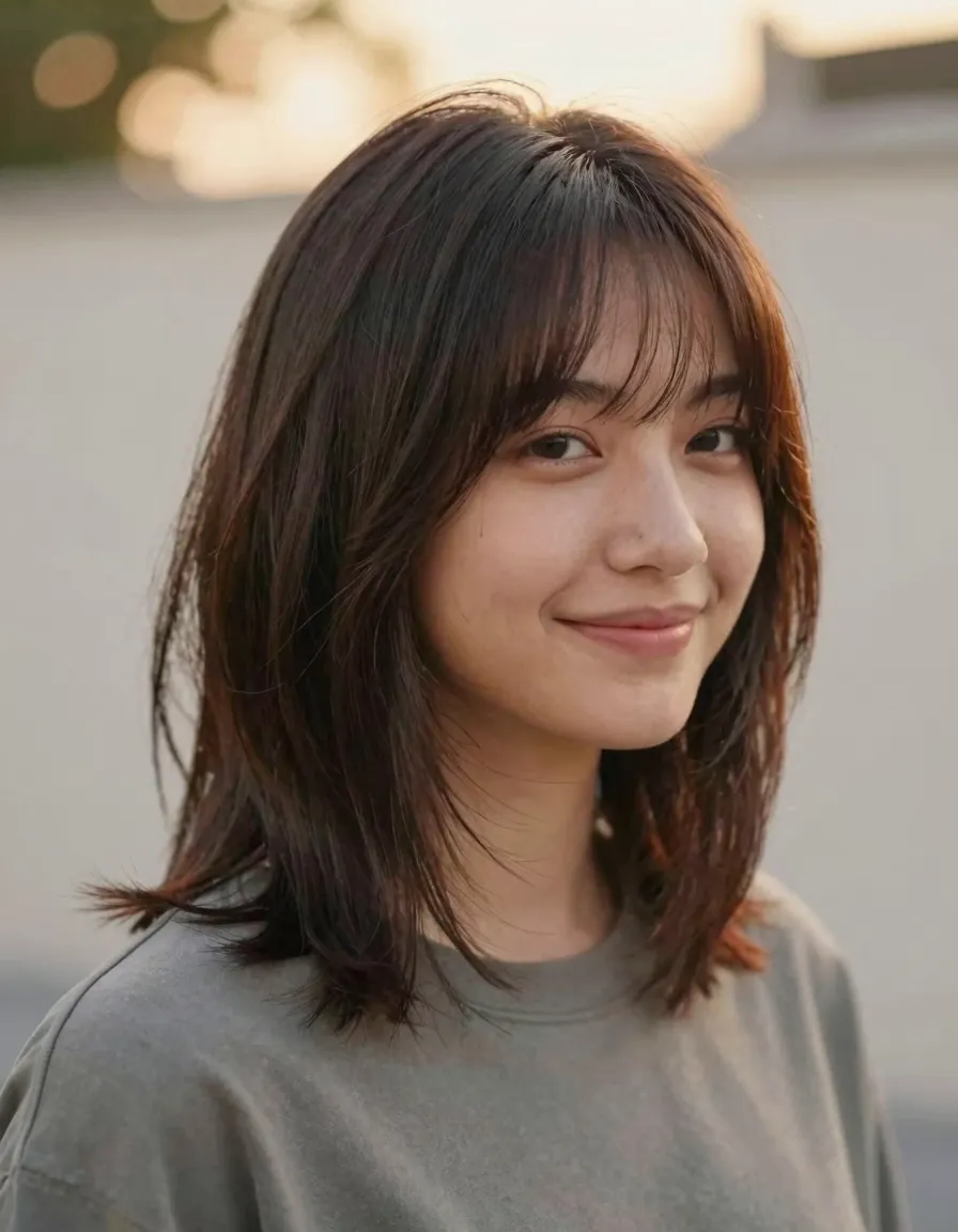 Butterfly Cut with Micro-Fringe