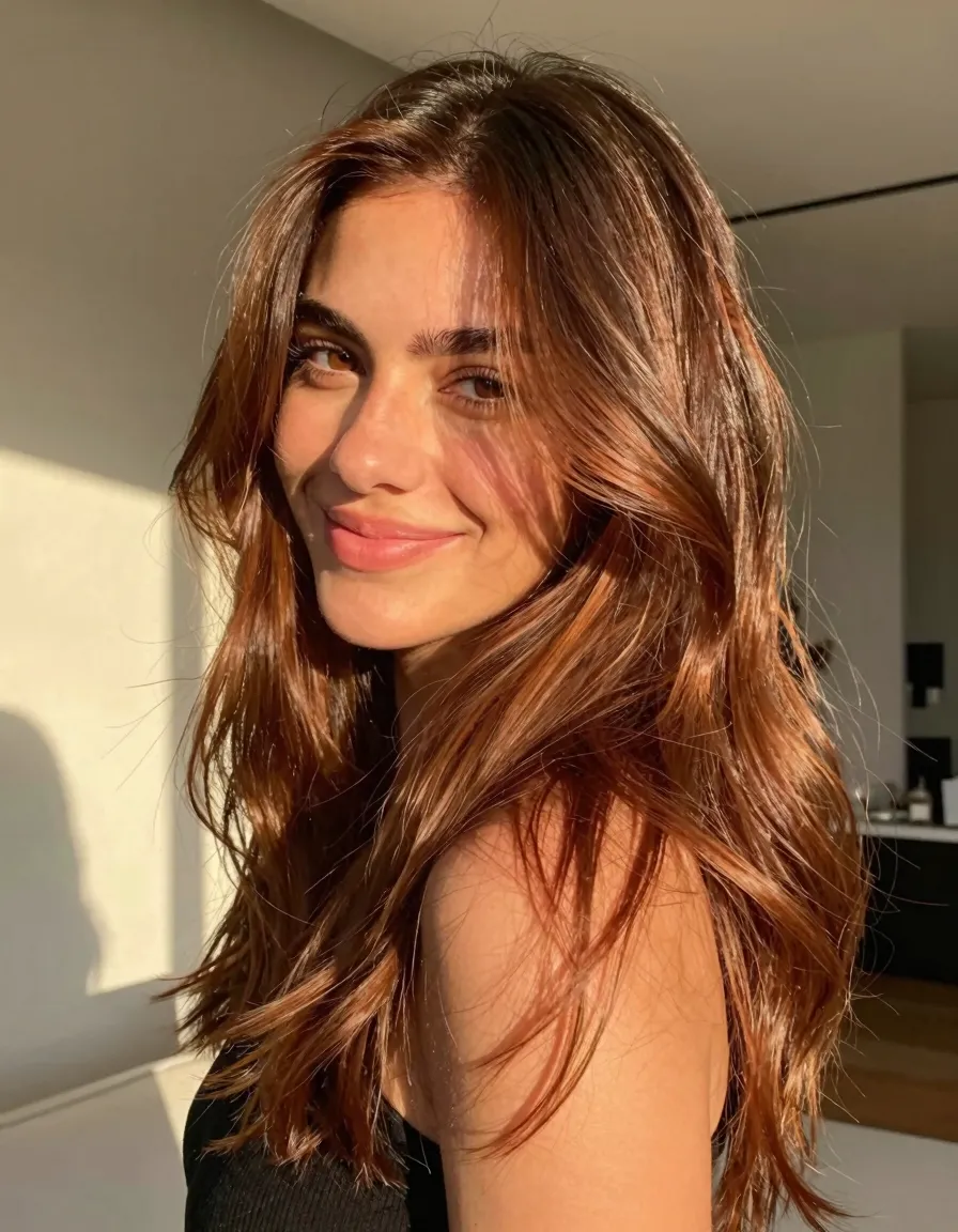 Cherry Caramel Balayage