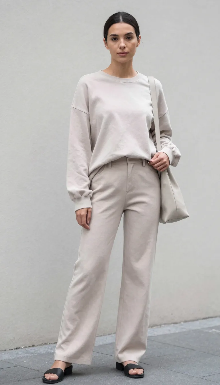 Color-Block Ensemble with Neutral Base