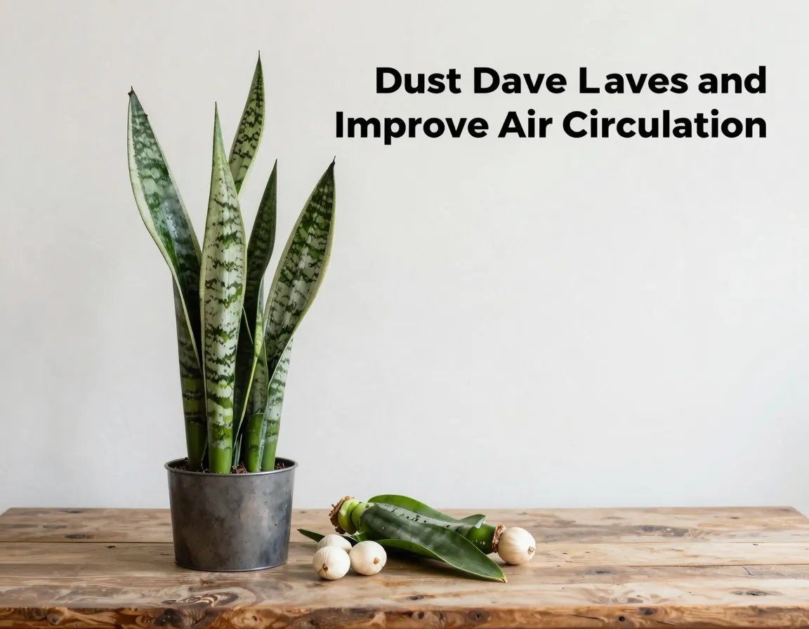 Dust Leaves and Improve Air Circulation