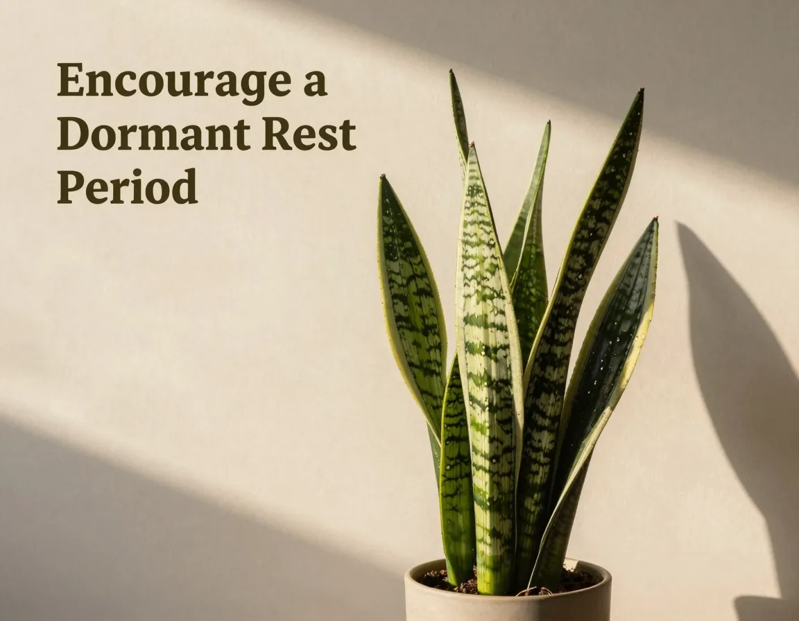 Encourage a Dormant Rest Period