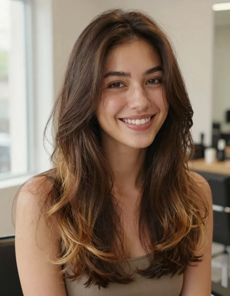 Espresso Ombre with Lighter Ends