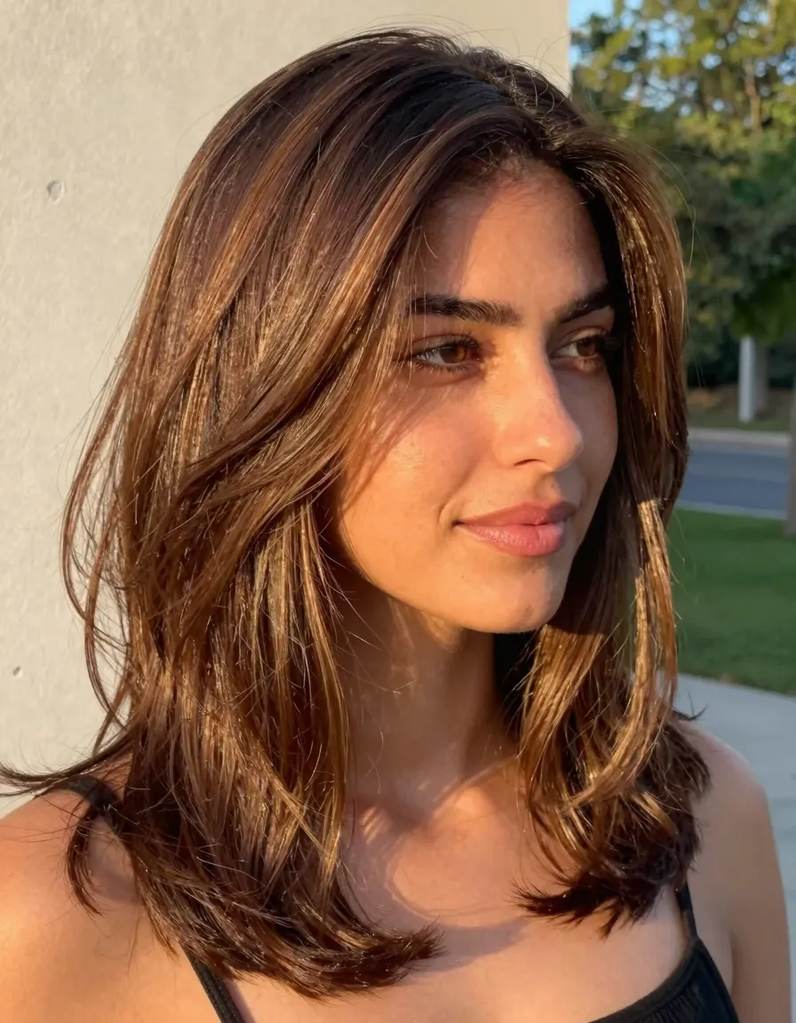 Mocha Balayage for Medium-to-Coarse Hair