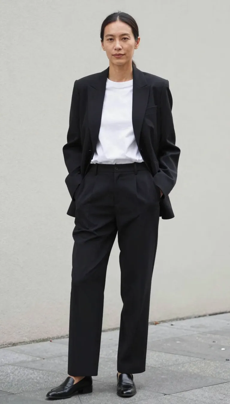 Monochrome Tailored Suit