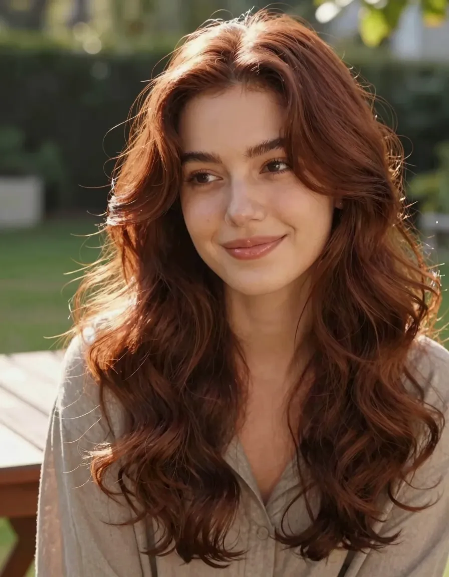 Rosewood Cherry for Wavy Hair