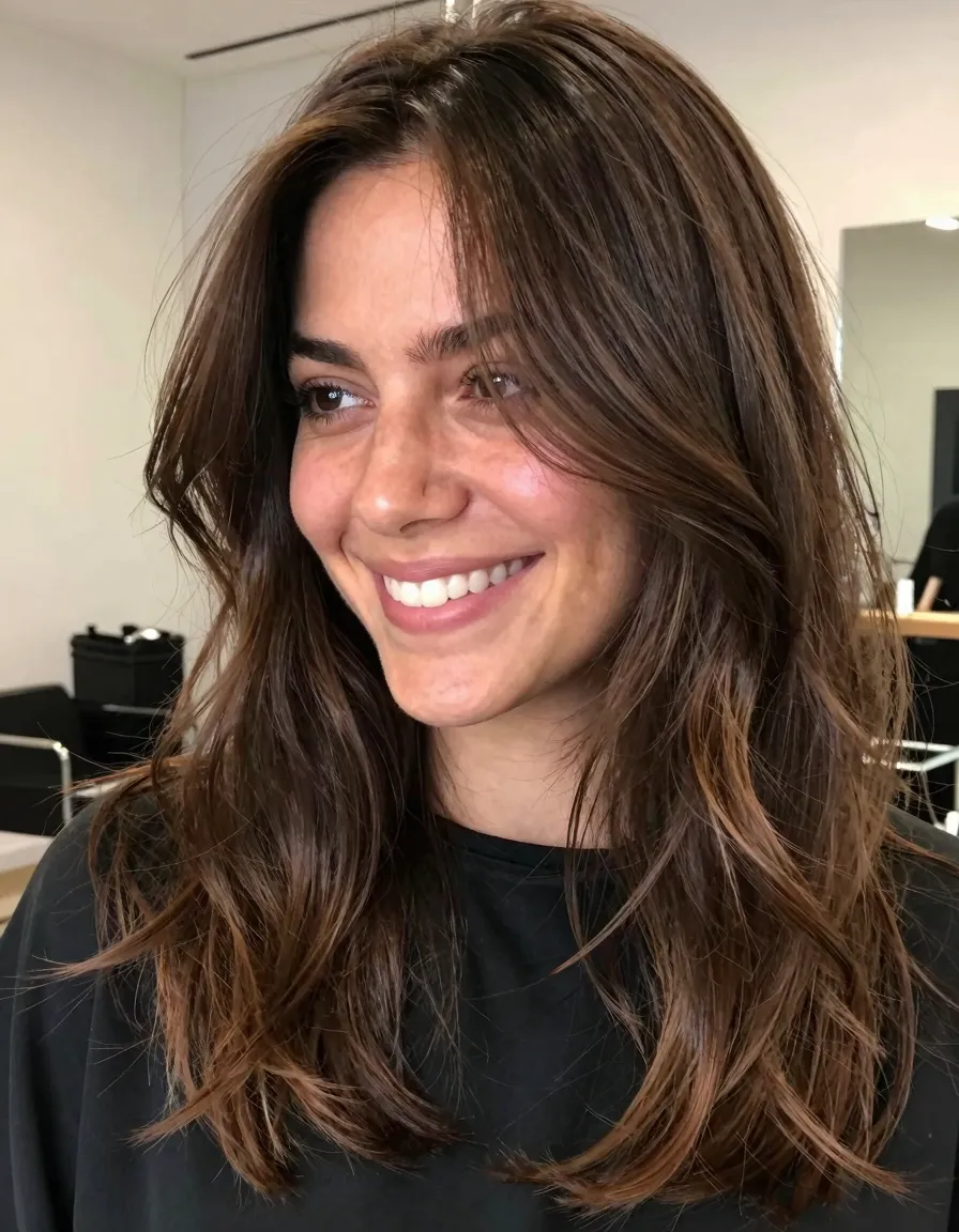 Soft Shine Chocolate Brown Balayage